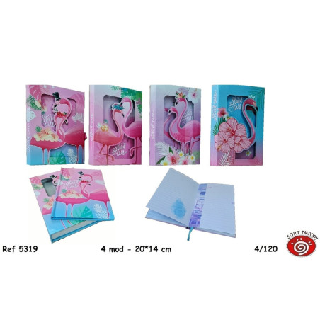 DIARIO SORT TROQUELADO SERIE FLAMENCOS 5319