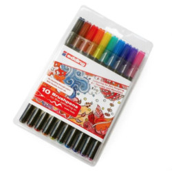 ROTULADOR EDDING 1340 PINCEL BLISTER 6 COLORES METALICOS SURTIDOS 1340-6