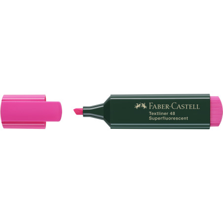 MARCD. FLUORESCENTE TEXTLINER 48 ROSA FABER CASTELL