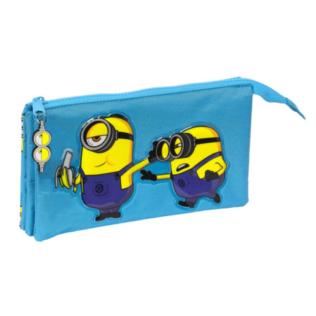 PORTATODO TRIPLE MINIONS "MINIONSTATIC" SAFTA25 ENERO 812228744