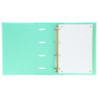 CARPEBLOC RINGBOOK A4 4A ENRI OXFORD SCHOOL TOUCH VERDE ICE MINT C/RECAMBIO 100H 5 COL 400127153