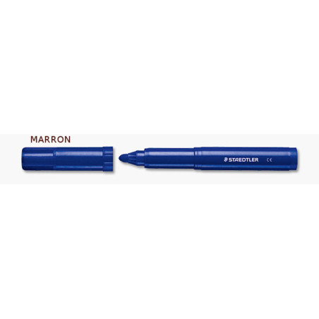ROTULADOR STAEDTLER 340WP6-7 WATERCOLOR GRUESO MARRON 6U