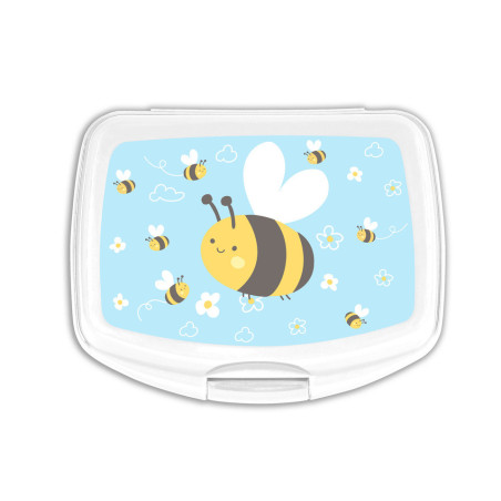 SANDWICHERA RECTANGULAR PREESCOLAR "ABEJA" SAFTA22 VAC 342294927