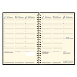AGENDA MYRGA22 2022 24*16,5CM ESPIRAL SEMANA VISTA VERTICAL BLANCO 3925BL
