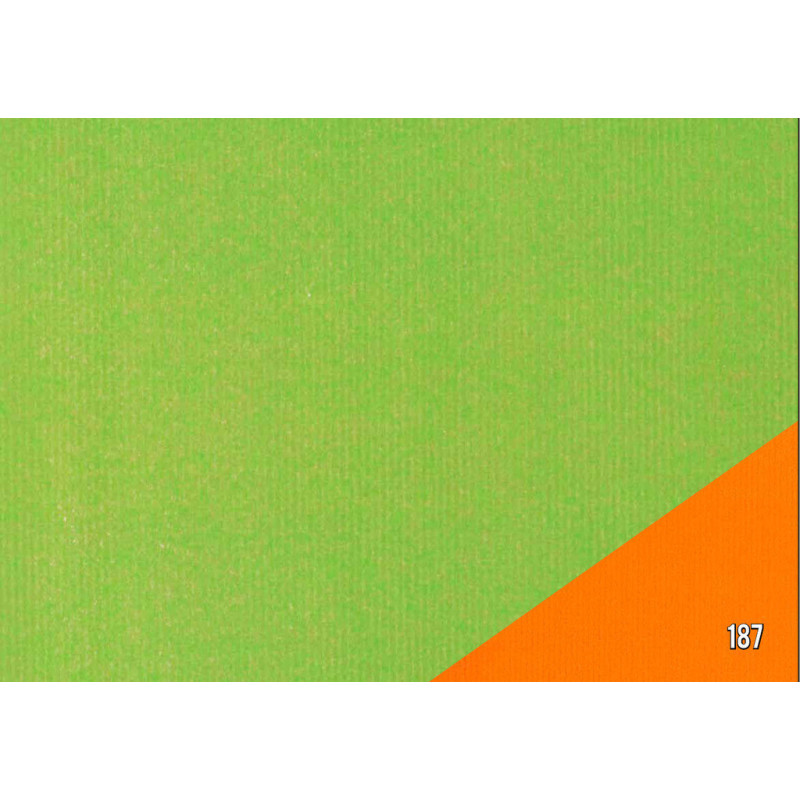 PAPEL REGALO ROLLO 62 SETIMPRES VERJURADO BICOLOR VERDE NARANJA DV1VR