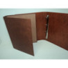CARPETA 4A 25MM FL NATURAL CARTON FORRADA COLOR CUERO ESLA 3383