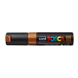 MARCADOR UNI-BALL POSCA PC-8K BISEL GRUESO 8MM BRONCE METALICO -42-