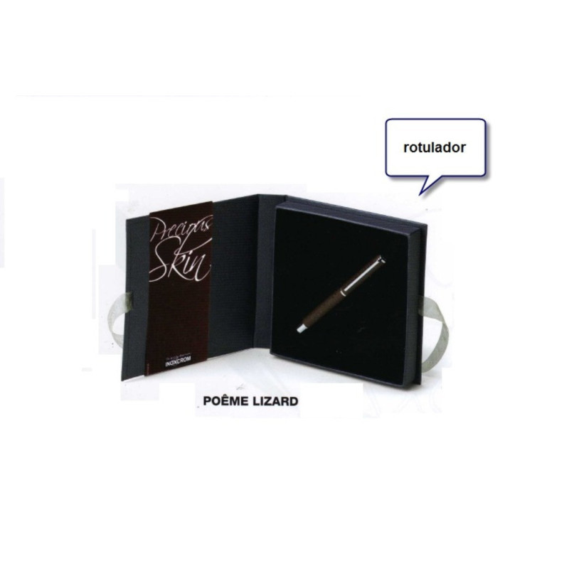 ROTULADOR INOXCROM POÊME LIZARD MARRON ^