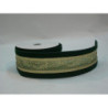 CINTA REGALO TERCIOPELO VERDE ORO 60MM 10YD 62513111 ^