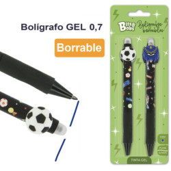 BOLIGRAFO BORRABLE BITS & BOBS TINTA GEL 30216197 BLISTER 2U GRAFOPLAS