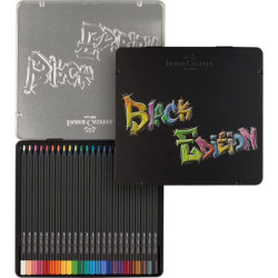 LAPIZ FABER-CASTELL BLACK EDITION CAJA METAL 24C 116425