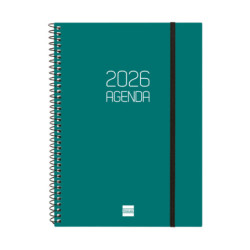 AGENDA OPAQUE E10 SVH 2026 VERDE+ FINOCAM26 742762026 162 X 14 X 212 MM