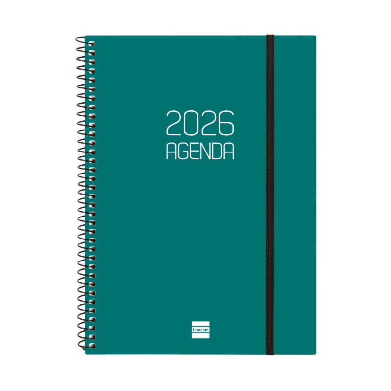 AGENDA OPAQUE E10 SVH 2026 VERDE+ FINOCAM26 742762026 162 X 14 X 212 MM
