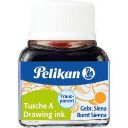 TINTA CHINA PELIKAN 523 FRASCO SIENA TOSTADA Nº14