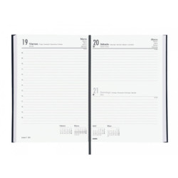 AGENDA ANUAL FINOCAM21 MILANO Y11 1DP 2021 NEGRO+ 625185021 24*16,5