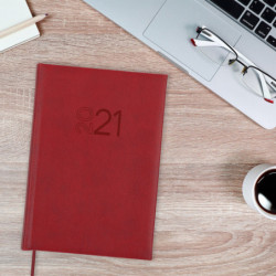 AGENDA ANUAL FINOCAM21 MILANO Y11 1DP 2021 BURDEOS+ 625187421 24*16,5