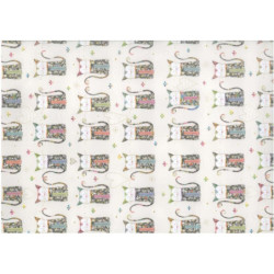 PAPEL REGALO 50*70 ARGU TURNOWSKY GATOS PTE 10H 38747 MOD 05 ^