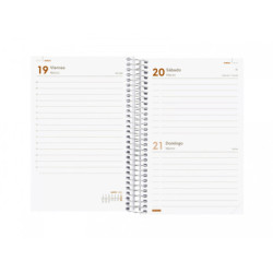 AGENDA ANUAL FINOCAM21 YEAR E5 1DP 2021 NEGRO+ 741096021 18,1*11,7