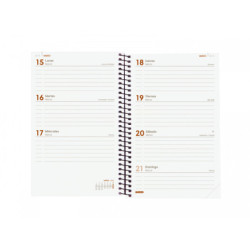 AGENDA ANUAL FINOCAM21 OPAQUE E5 SV 2021 AZUL+ 742751021 18,1*11,7