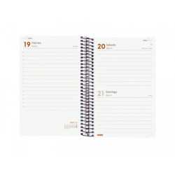 AGENDA ANUAL FINOCAM21 OPAQUE E5 1DP 2021 AZUL+ 742901021 18,1*11,7
