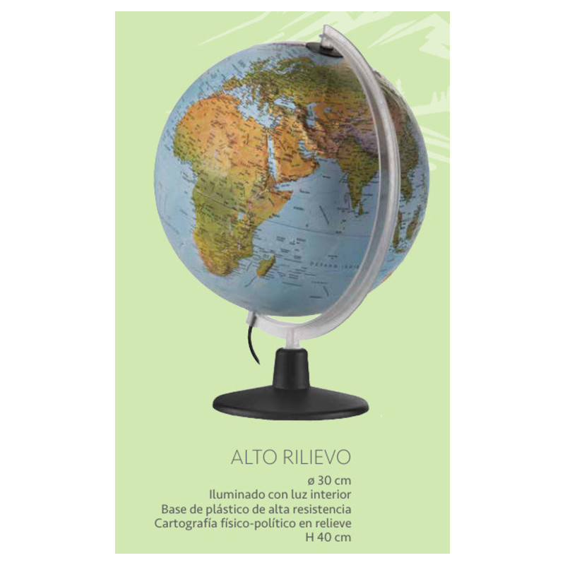 ESFERA LUMINOSA NOVARICO TACTILE AZUL RELIEVE 30CM