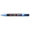 MARCADOR UNI-BALL POSCA PC-3M PUNTA REDONDA 0,9-1,3MM AZUL CIELO -48-