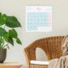 CALENDARIO ANUAL FINOCAM21 PARED CHIC ES30X30 2021 TURQ.+ 787005821