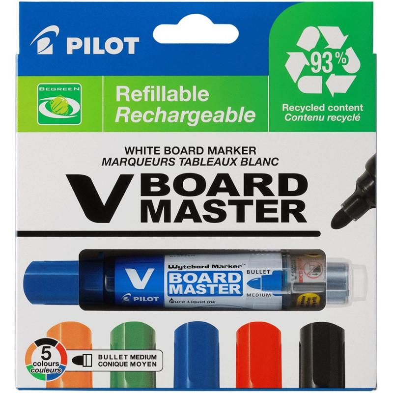 MARCD. PIZARRA caja CON 5 MARCD.ES VBOARD MASTER PILOT