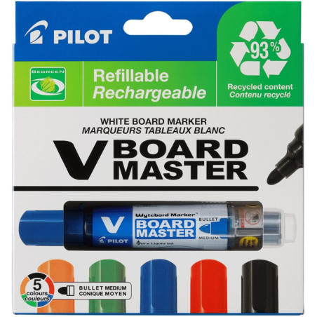 MARCD. PIZARRA caja CON 5 MARCD.ES VBOARD MASTER PILOT