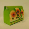 CAJA REGALO BOLSA PAPEL ARGU GIRASOLES PURPURINA C/ASAS 37314 ^