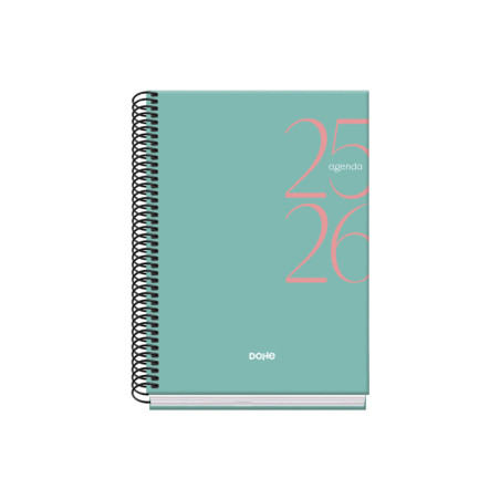AGENDA ESCOLAR DOHE25 25/26 BASIC SYSTEM TE A-5 SV VERDE 52058