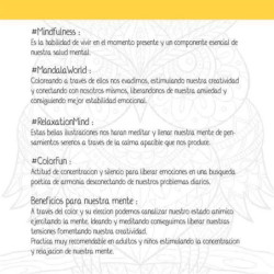 BLOC MANDALA 64 PAGINAS 120G LIBRO DE LOS BUHOS MAGICOS ALEX BOG MD-550