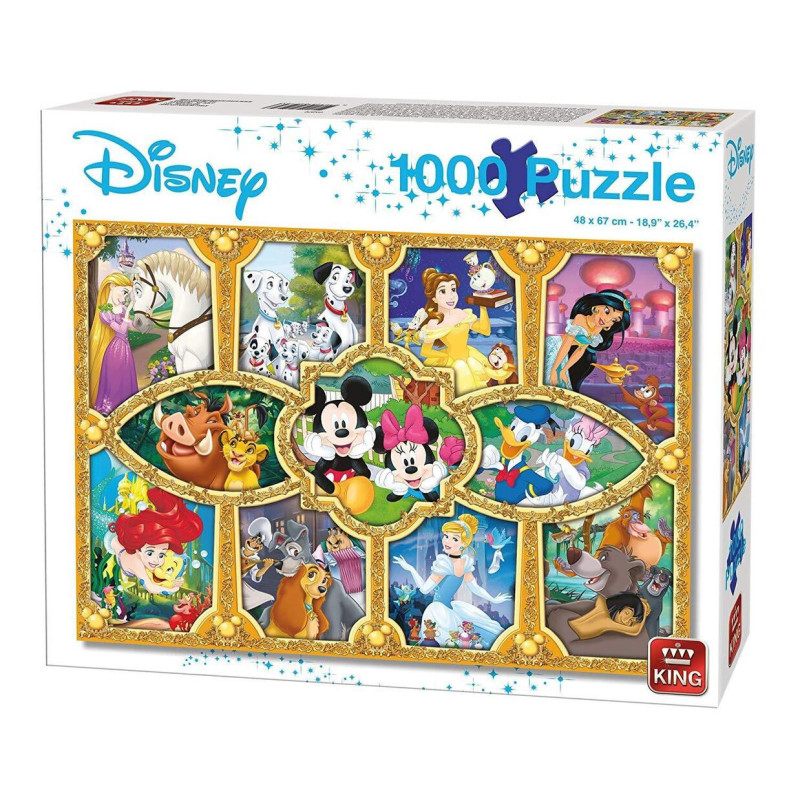 PUZZLE EUROPRICE 1000 PIEZAS KING DISNEY MAGICAL MOMENTS 05279