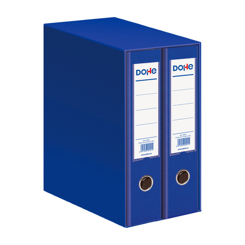 MODULO 2 CARPETAS 2 ANILLAS PALANCA 40MM DOHE AZUL 91005