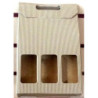 CAJA BOTELLA CARTON ARGU SIN IMPRESION 3 BOTELLAS 41517