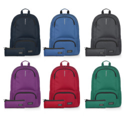SET 6 MOCHILAS + 6 ESTUCHES TRIPLES GABOL22 IMPACT 232220 099