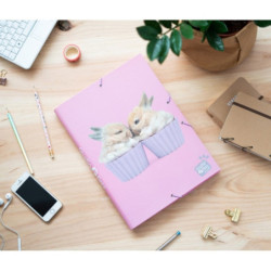 CARPETA DEC FL SOLAPAS ERIK STUDIO PET CONEJITOS CSG0066