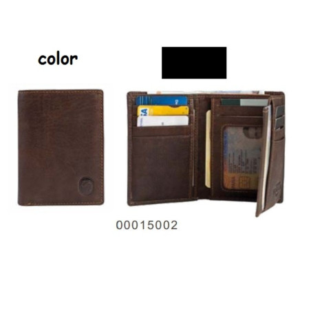 BILLETERO MATTIES VERTICAL C/TARJETERO NEGRO 15002