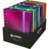 EXPOSITOR 12 CARPEBOOK A5 FORRADO UNEQUAL METALLIC GRAFOPLAS24 70996201 (MIN 1U)