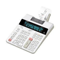 CALCULADORA CASIO FR 2650 RC PAPEL 12 DIG. C/TRANSFORMADOR 220V