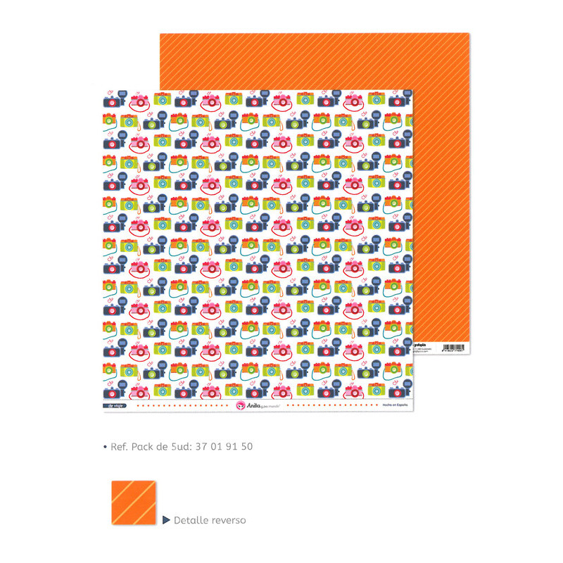 CARTULINA GRAFOPLAS ANITA SCRAP 180G DOBLE CARA DE VIAJE 37019150