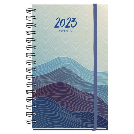 AGENDA MYRGA23 2023 S/V LIEBANA COLORS ONDAS 7,5*13,5 3807ON