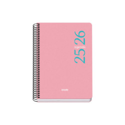 AGENDA ESCOLAR DOHE25 25/26 BASIC ESENCIAL PP A-5 DP ROSA 52073