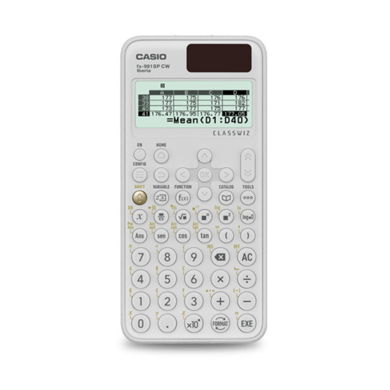 CALCULADORA CASIO CIENTIFICA FX 991 SPCW-WE SOLAR 560+ FUNCIONES BLISTER