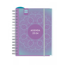 AGENDA ESCOLAR FINOCAM23  MAGISTRAL PERSONALIZABLE SVH 23-24 MANDALA+ 4º - 155*212 533380124