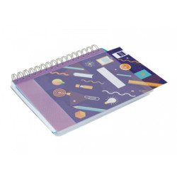 AGENDA ESPIRAL DOCENTE ESCOLAR FINOCAM22 MAGISTRAL PERSONALIZABLE FLORAL 1/4 SVH 22-23+ 4º - 155X212