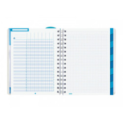 AGENDA ESPIRAL DOCENTE ESCOLAR FINOCAM22 MAGISTRAL PERSONALIZABLE FLORAL 1/4 SVH 22-23+ 4º - 155X212