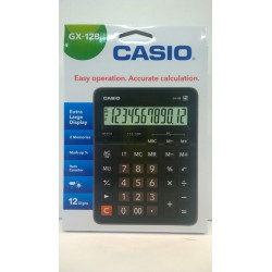 CALCULADORA CASIO GX-12B 12 DIGITOS SELECTOR DECIMAL SOLAR CAJA