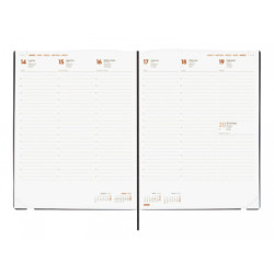 AGENDA ENCUADERNADA ANUAL MARA Y12 SV 2022 NEGRO+ FINOCAM22 621146022