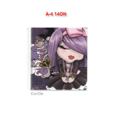 CUADERNO EUROPEAN A-4 MR 13 140H DECORADO SURTIDOS ^